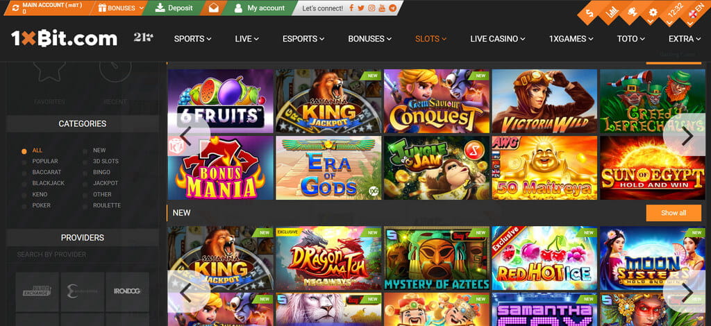 1xBit Crypto Casino – No KYC, 20+ cryptocurrencies and Uncrossable Rush