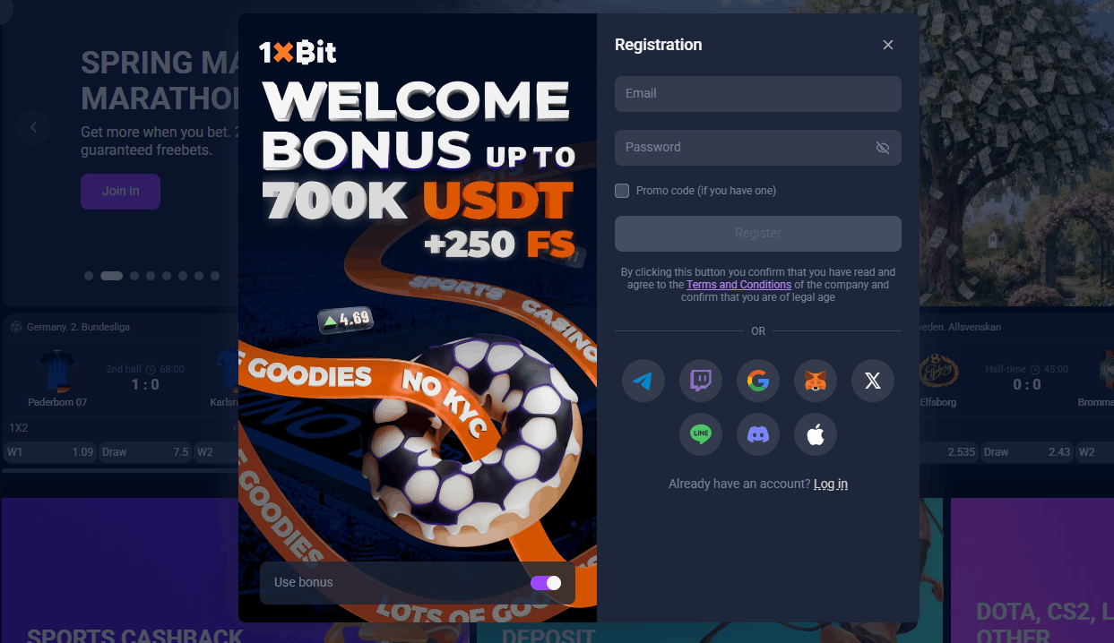 How to Register at 1xBit Casino – Crypto Account Setup Step by Step