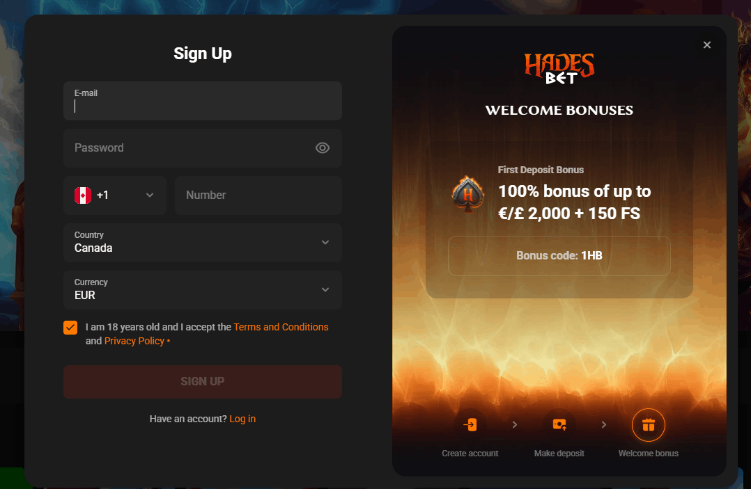 How to Register at Hadesbet Casino – Step by Step